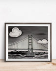 SAN FRANCISCO GOLDEN GATE BRIDGE POSTER