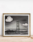 SAN FRANCISCO GOLDEN GATE BRIDGE POSTER