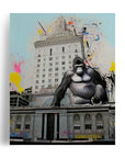 OAKLAND CITY HALL GORILLA POSTER