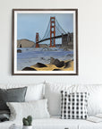 SAN FRANCISCO GOLDEN GATE BRIDGE POSTER