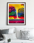 IN AWE ABSTRACT TORNADO POSTER