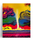 IN AWE ABSTRACT TORNADO POSTER