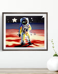 ASTRONAUT MARS POSTER