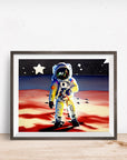 ASTRONAUT MARS POSTER