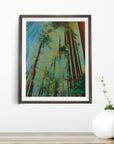 COAST RED WOOD TREE POSTER