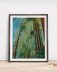 COAST RED WOOD TREE POSTER