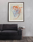 DD ABSTRACT HORSE 02 POSTER