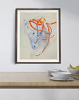 DD ABSTRACT HORSE 02 POSTER