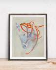 DD ABSTRACT HORSE 02 POSTER