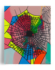 COLORFUL SPIDER WEB POSTER