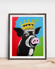 CROWN PIG POSTER