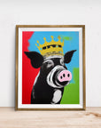 CROWN PIG POSTER