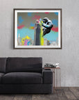 SAN FRANCISCO SALESFORCE TOWER GORILLA POSTER