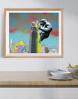 SAN FRANCISCO SALESFORCE TOWER GORILLA POSTER