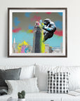 SAN FRANCISCO SALESFORCE TOWER GORILLA POSTER