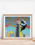 SAN FRANCISCO SALESFORCE TOWER GORILLA POSTER