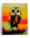 COUCOU HIBOU OWL POSTER