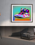 AIR JORDAN 1 RAINBOW POSTER
