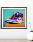 AIR JORDAN 1 RAINBOW POSTER