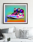 AIR JORDAN 1 RAINBOW POSTER