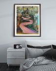 SAN FRANCISCO LOMBARD STREET IN WONDERLAND POSTER