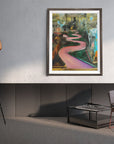 SAN FRANCISCO LOMBARD STREET IN WONDERLAND POSTER