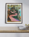 SAN FRANCISCO LOMBARD STREET IN WONDERLAND POSTER