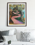 SAN FRANCISCO LOMBARD STREET IN WONDERLAND POSTER