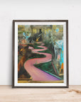 SAN FRANCISCO LOMBARD STREET IN WONDERLAND POSTER