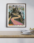 SAN FRANCISCO LOMBARD STREET POSTER