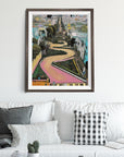 SAN FRANCISCO LOMBARD STREET POSTER