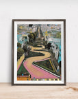 SAN FRANCISCO LOMBARD STREET POSTER