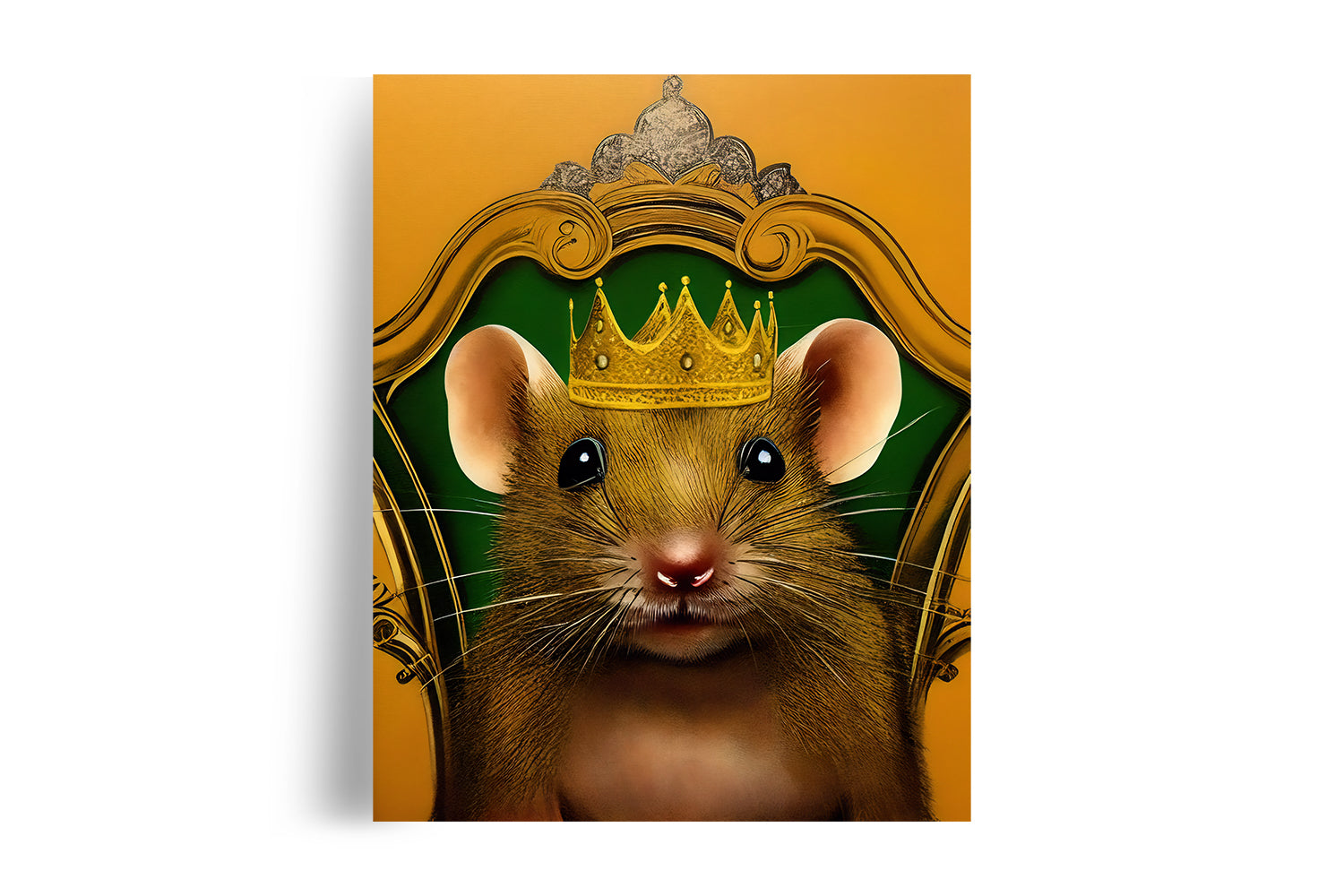 CROWN BROWN RAT MON PETIT SOURIS POSTER – Anne Wesley