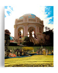 SAN FRANCISCO PALACE OF FINE ARTS IN WONDERLAND POSTER
