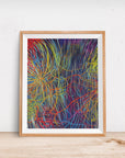 RAINBOW WEB EXPLOSION POSTER