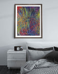 RAINBOW WEB EXPLOSION POSTER