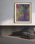 RAINBOW WEB EXPLOSION POSTER