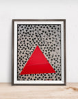 RED TRIANGLE POSTER