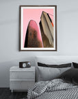 SAN FRANCISCO SALESFORCE TOWER IN PINK POSTER