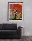 SCARLET OAK TREE POSTER