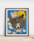 FLYING PORCUPINE POSTER