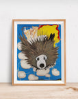 FLYING PORCUPINE POSTER