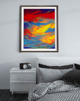 SUNSET CLOUDS POSTER