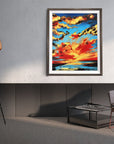 SUNSET CLOUDS POSTER