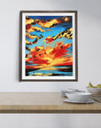 SUNSET CLOUDS POSTER