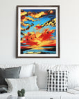 SUNSET CLOUDS POSTER