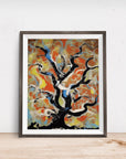 WHITE OAK TREE POSTER