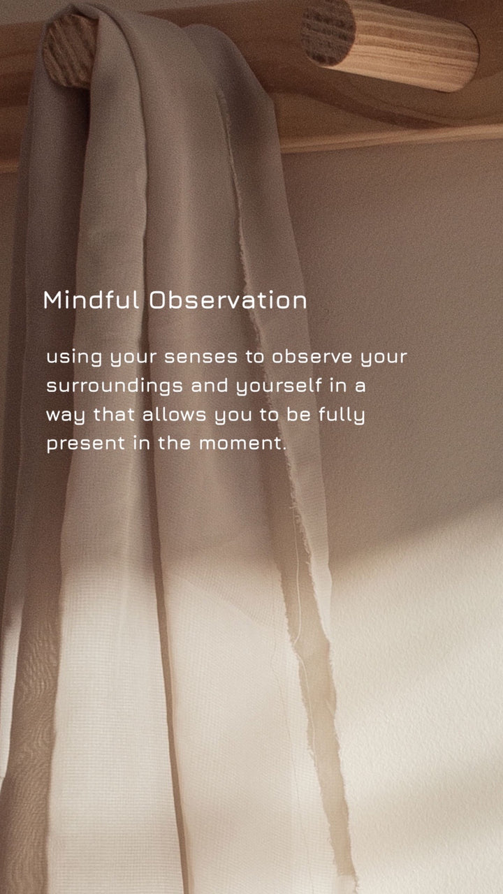 What is mindful observation