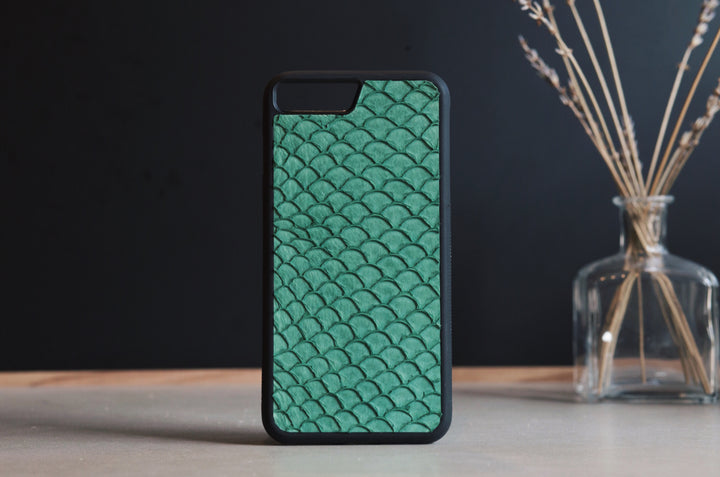 Fish Skin iPhone 8 Plus Case in Green