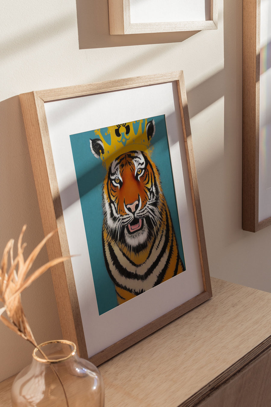 How tiger wall art can help bring positive energy to our homes